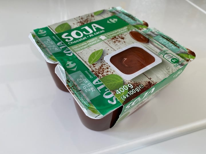 review photo of Carrefour Yogur de soja y chocolate shared by @dobarganes on 09 Dec 2019 - review