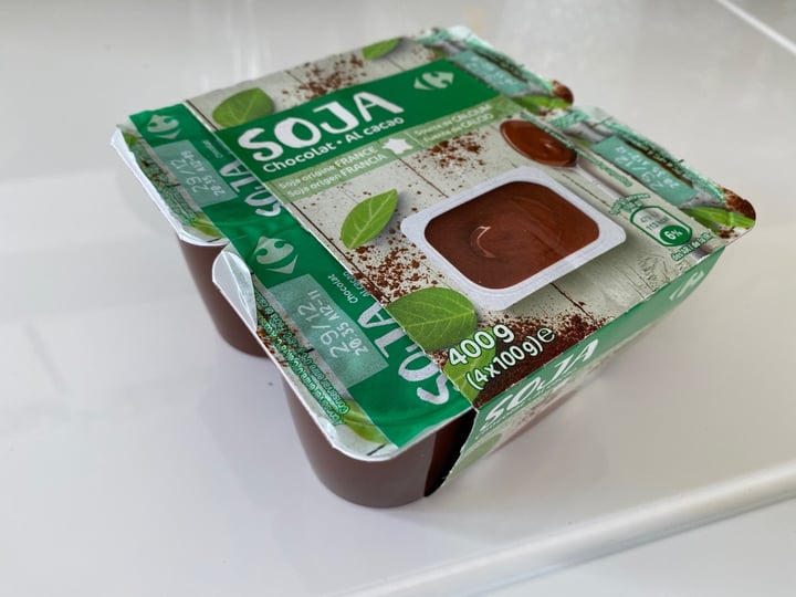 photo of Carrefour Yogur de soja y chocolate shared by @dobarganes on  09 Dec 2019 - review