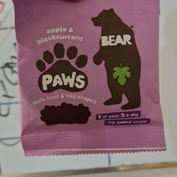 review photo of Bear Apple Blackcurrant Paws shared by @pedropalo on 04 Jan 2021 - review