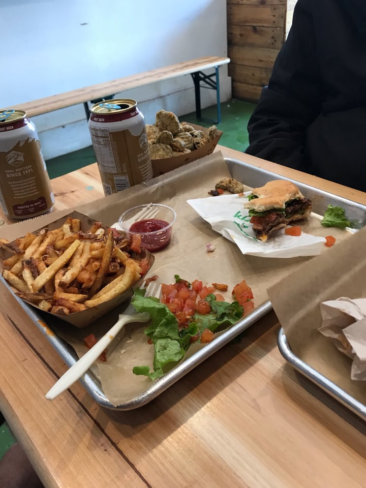 photo of E Burger The BBQ Western Burger shared by @moralvegan on  20 Jan 2019 - review