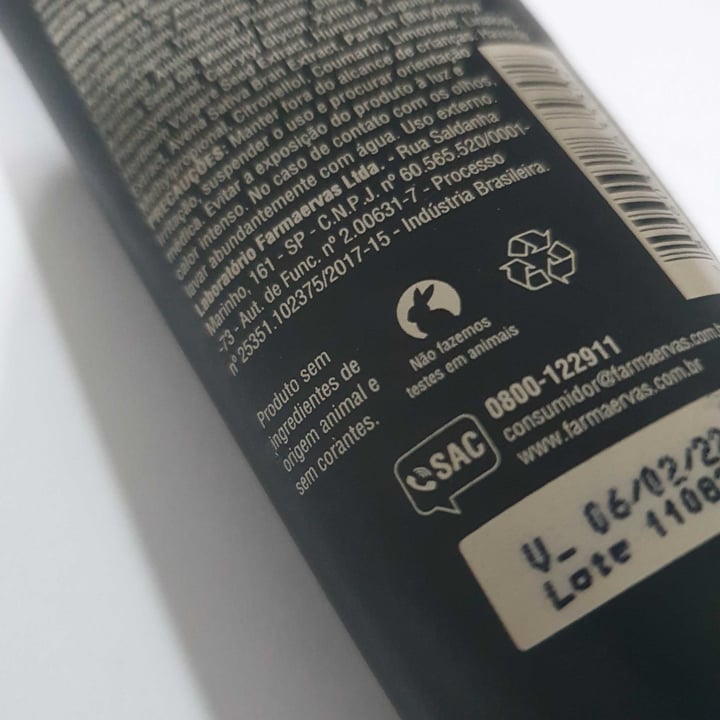 review photo of Farmaervas Balm Pós-Barba shared by @clarissabr on 20 Apr 2022 - review