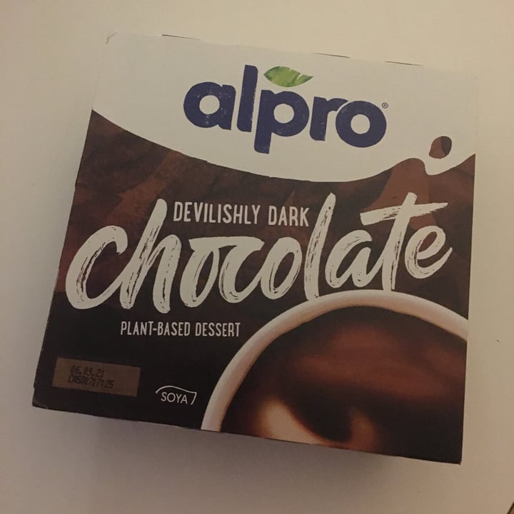 photo of Alpro Devilish Dark Chocolate Dessert shared by @melbee on  15 Nov 2021 - review