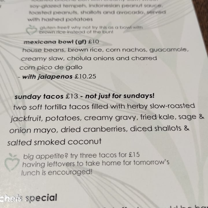 review photo of Vegivores Sunday Tacos shared by @tuscanvegan on 02 Dec 2021 - review