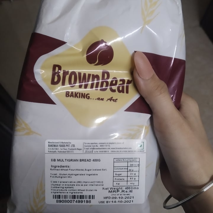 review photo of Brownbear Multigrain bread shared by @kashishsetia on 15 Oct 2021 - review