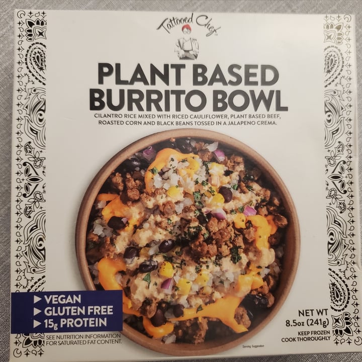 photo of Tattooed Chef Plant Based Burrito Bowl shared by @jfp420 on  18 Aug 2021 - review