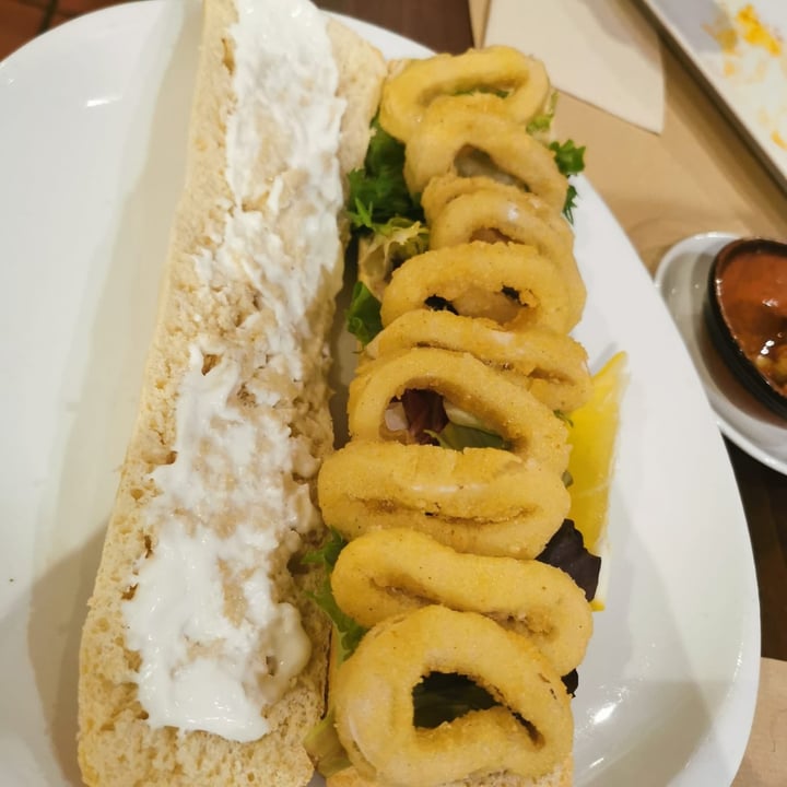 photo of Vegania Veggie Bar Carabanchel Bocata de calamares shared by @jessvv on  09 Apr 2022 - review