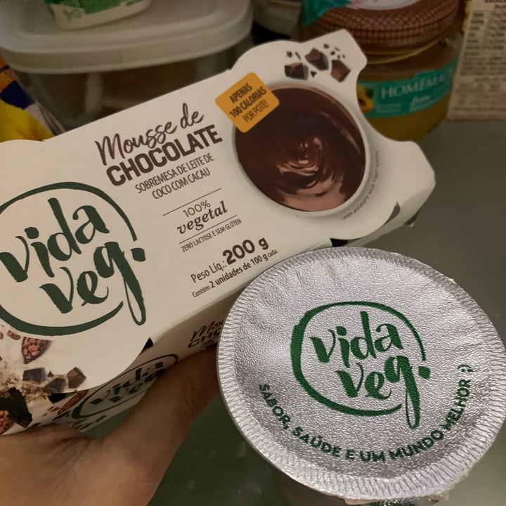 photo of Vida Veg Mousse de Chocolate shared by @danibatista on  08 Oct 2022 - review