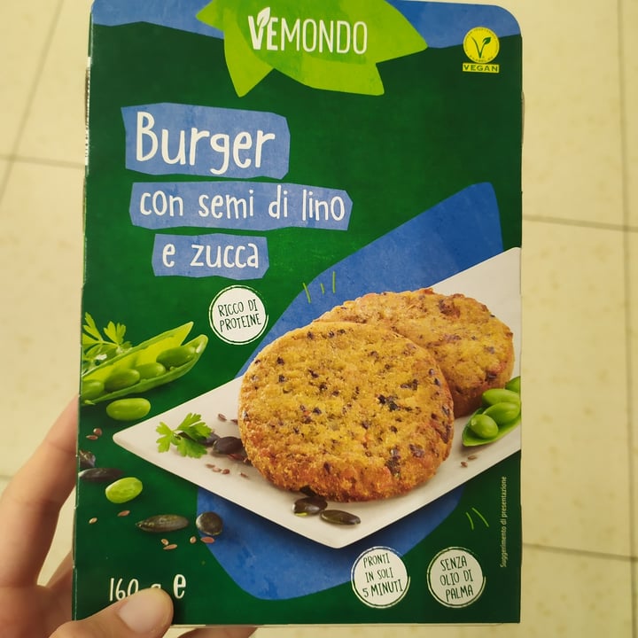 review photo of Vemondo Burger Con Semi Di Lino E Zucca shared by @risca84 on 13 Apr 2021 - review