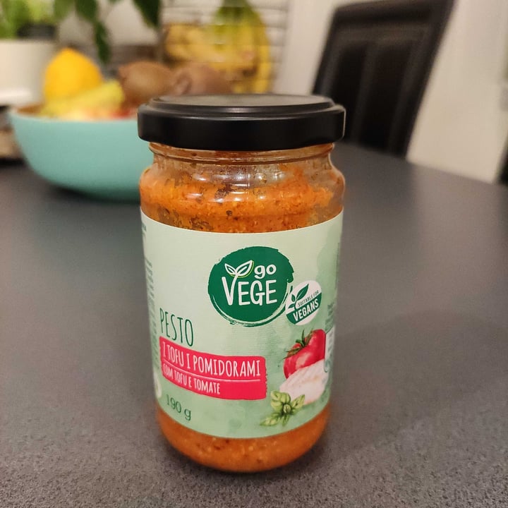 photo of Go Vege Tofu red Pesto shared by @malgosia90 on  24 Apr 2021 - review