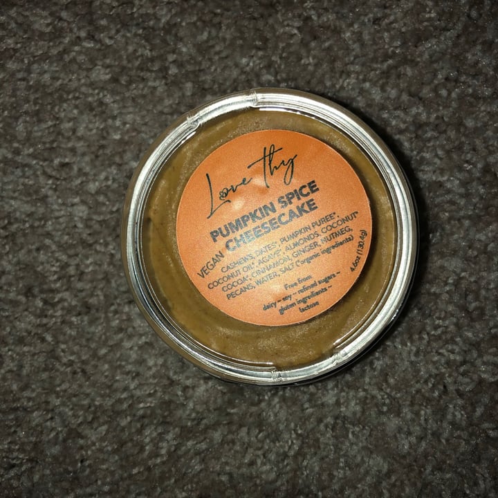 review photo of Essen Kitchen. Crave-Worthy Plant Based Food Pumpkin Spice Cheesecake shared by @angies on 29 Dec 2021 - review