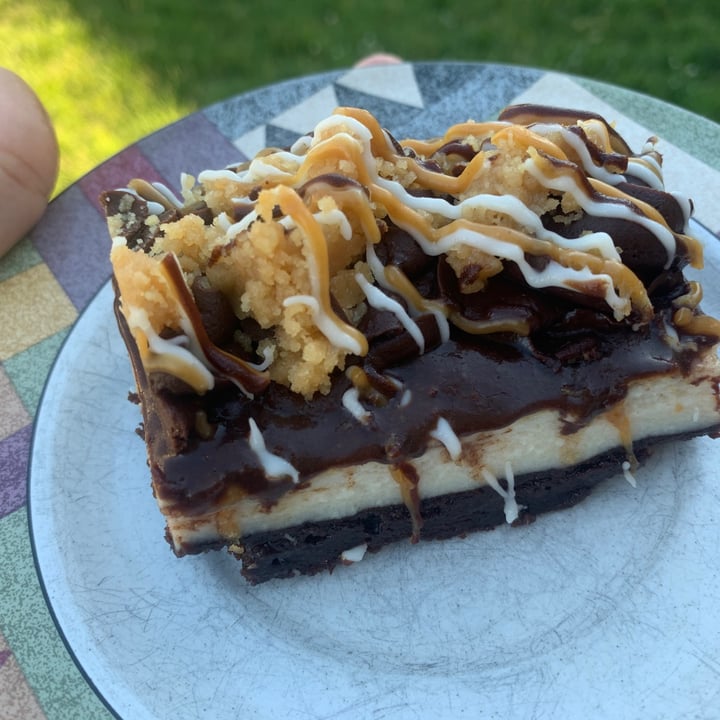 photo of Vegan Treats, Inc. Chocolate Peanut Butter Cheesecake Brownie shared by @mariajamison on  14 Jun 2020 - review