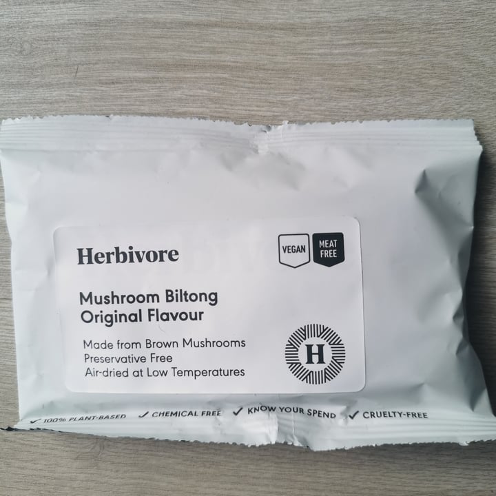 photo of Herbivore Mushroom Biltong shared by @lesswasteplantbased on  15 Jun 2021 - review
