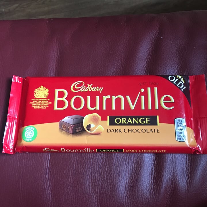 photo of Cadbury Bournville Orange shared by @clairebustin on  07 Jul 2019 - review
