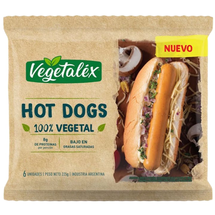photo of Vegetalex Hot dogs 100% Vegetal shared by @florecer on  01 Jun 2022 - review