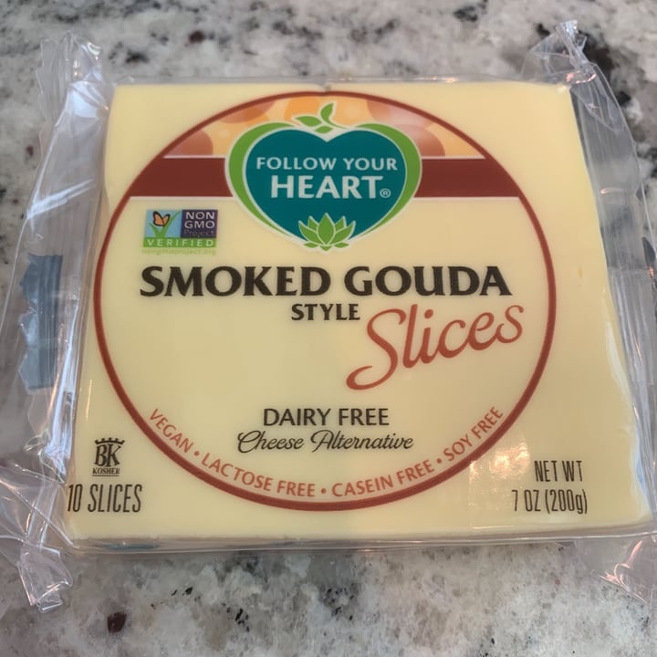 photo of Follow your Heart Smoked Gouda Style Slices shared by @cit on  28 Feb 2021 - review