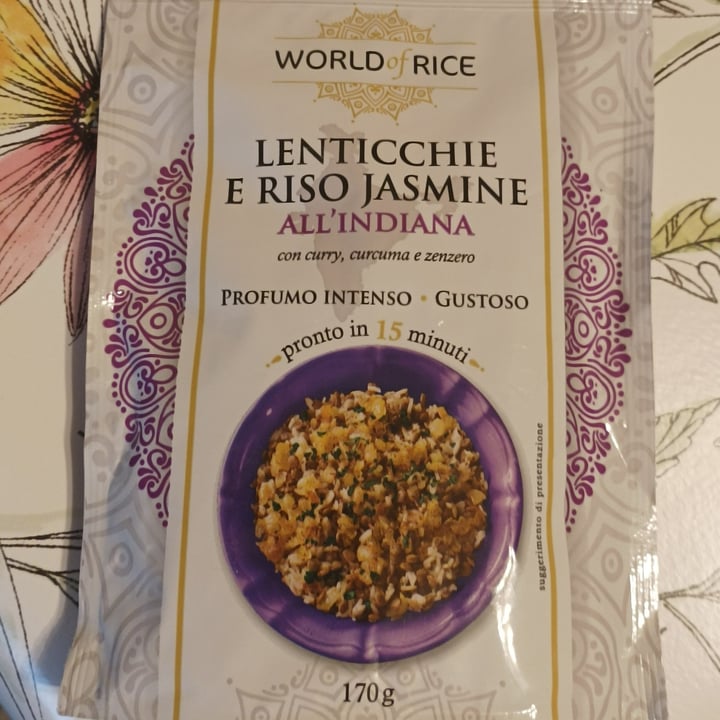 photo of World of rice Lenticchie E Riso Jasmine All'indiana shared by @valeluce85 on  16 Nov 2022 - review