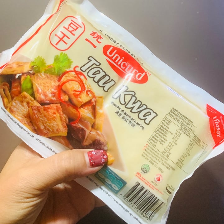 photo of Unicurd Firm Tau Kwa shared by @loveveggies on  13 Mar 2021 - review