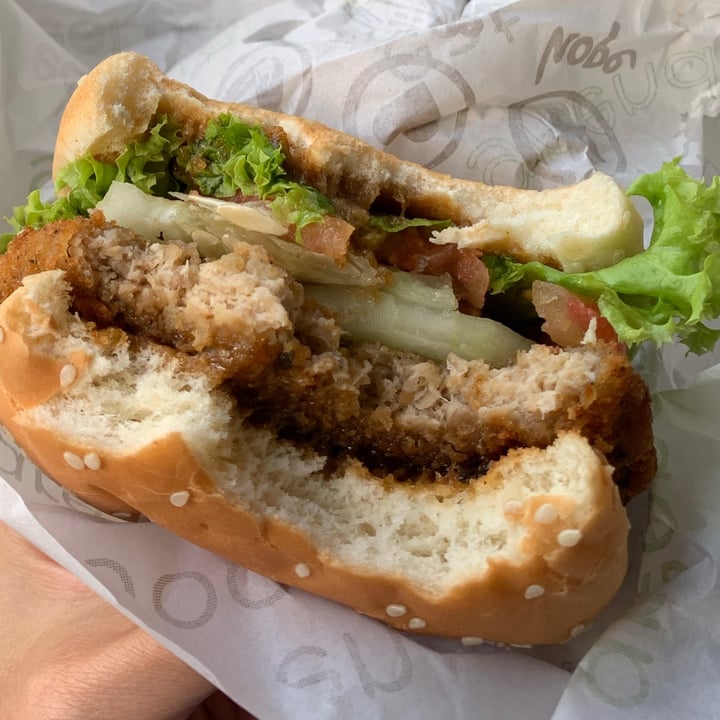 photo of Greendot Crunchy Soy Burger shared by @eatlaughindulge on  10 Jun 2021 - review