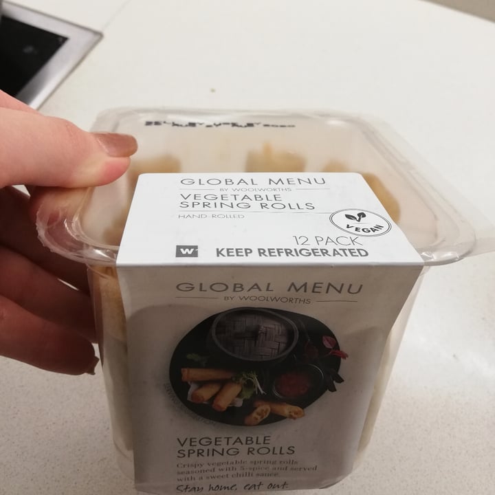 photo of Woolworths Food Global Menu Veg Springrolls shared by @gypsygirlgoes on  29 Aug 2020 - review