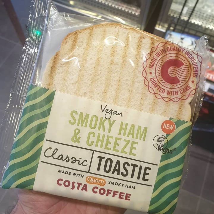 photo of Costa Coffee Vegan Ham And Cheese Toastie shared by @myveganproductguide on  19 Jan 2020 - review