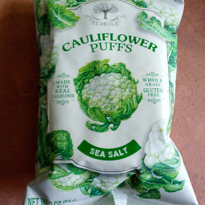 photo of Temole Cauliflower Puffs - Sea Salt shared by @veganadam on  27 Nov 2021 - review