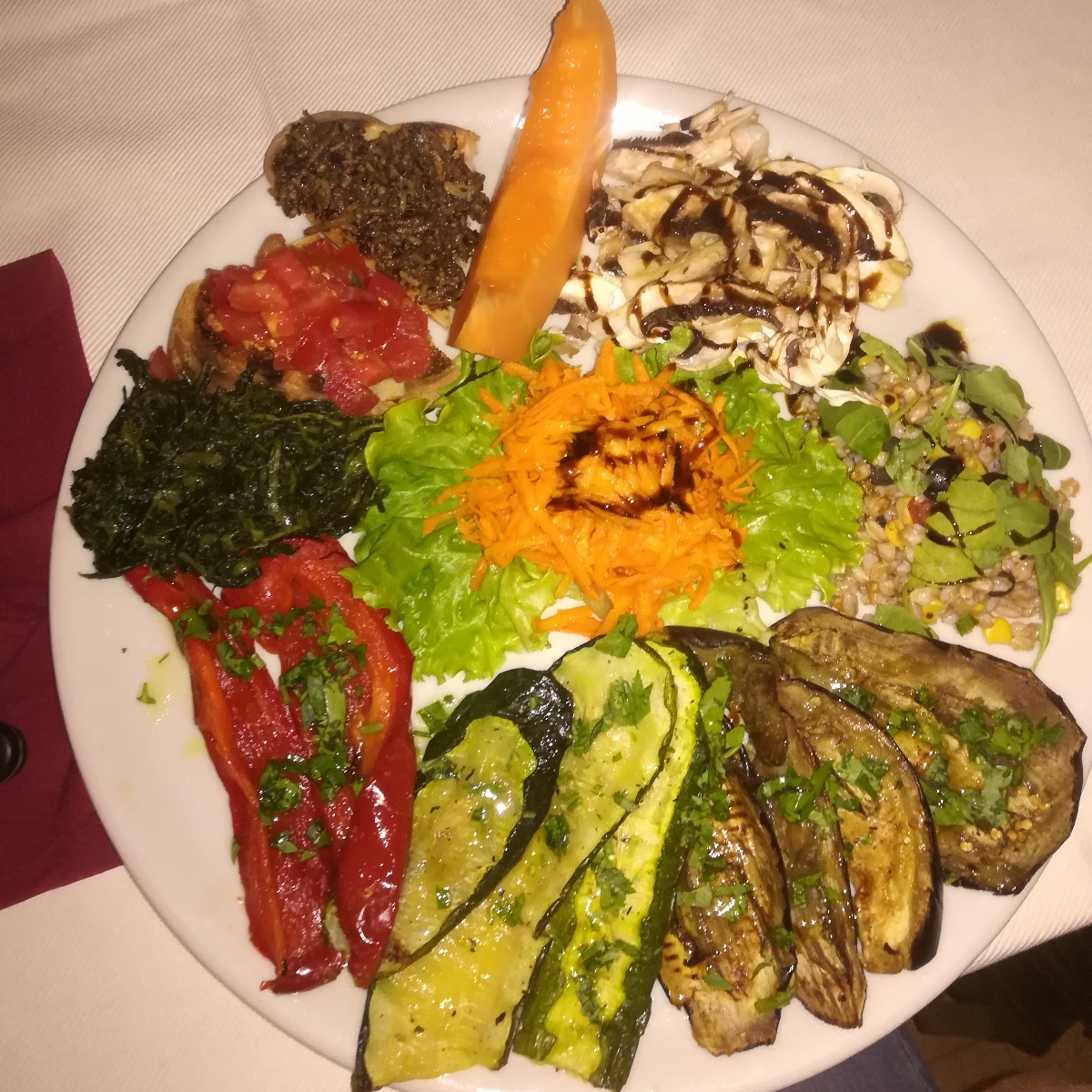 Ristorante El Rancho Antipasto vegano Reviews abillion