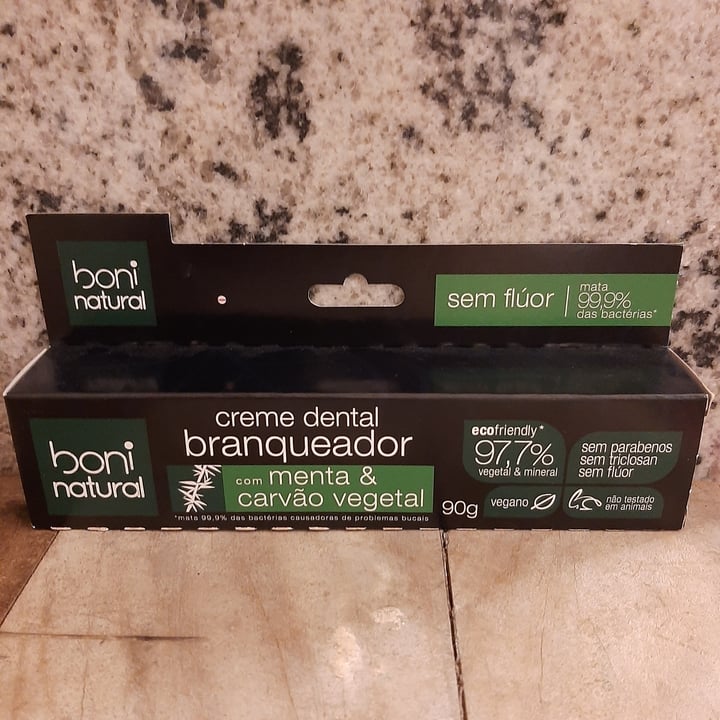 review photo of Boni natural Creme Dental Branqueador shared by @danmiet on 16 May 2022 - review