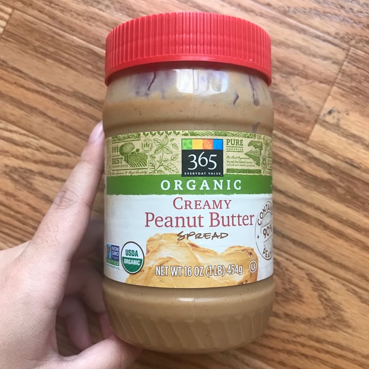 photo of 365 Whole Foods Market Organic Creamy Peanut butter shared by @megplant on  07 Aug 2020 - review