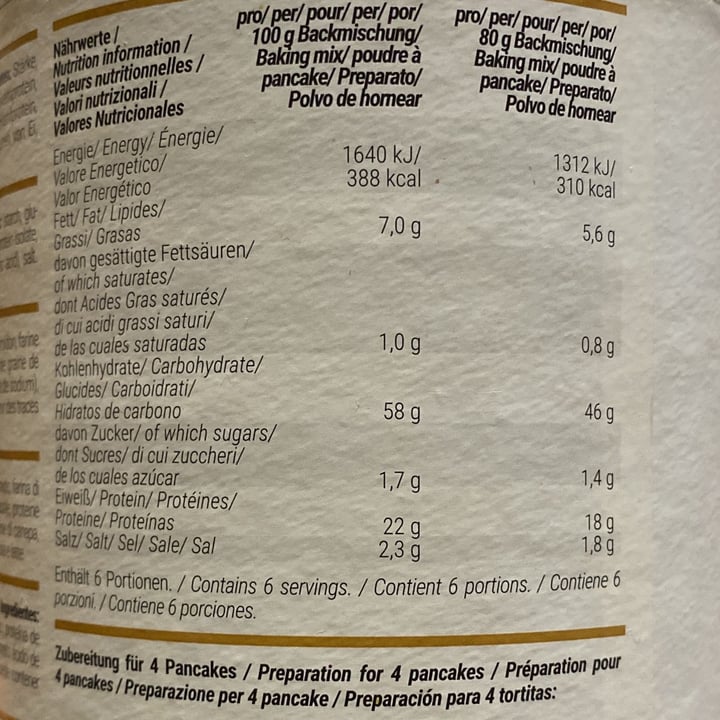 review photo of Foodspring Vegan protein pancakes shared by @alemt on 23 May 2022 - review