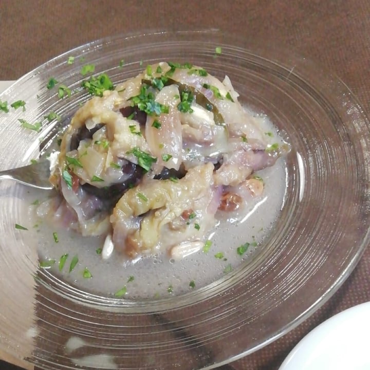 review photo of La Tecia Vegana Antipasto Saor Di Melanzane shared by @valentinafedi on 10 Apr 2022 - review