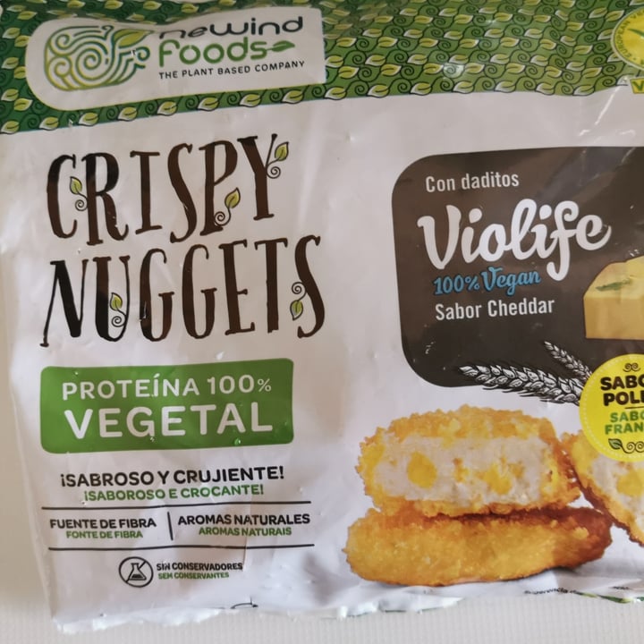 review photo of Newind foods Crispy Nuggets con daditos Violife shared by @vegananyi on 19 Aug 2022 - review