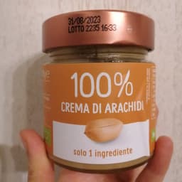 100% crema di arachidi