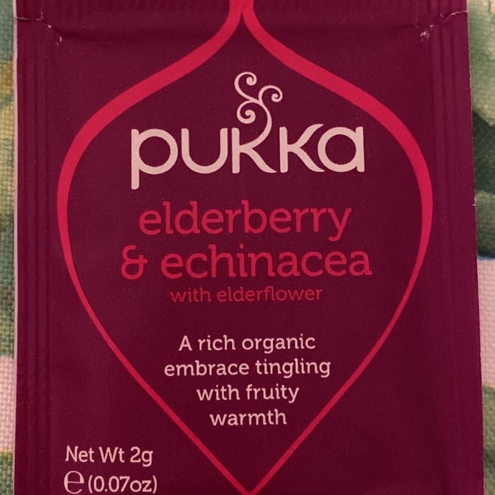 photo of Pukka Herbs Elderberry & Echinacea w Elderflower shared by @gloriam on  26 Mar 2022 - review