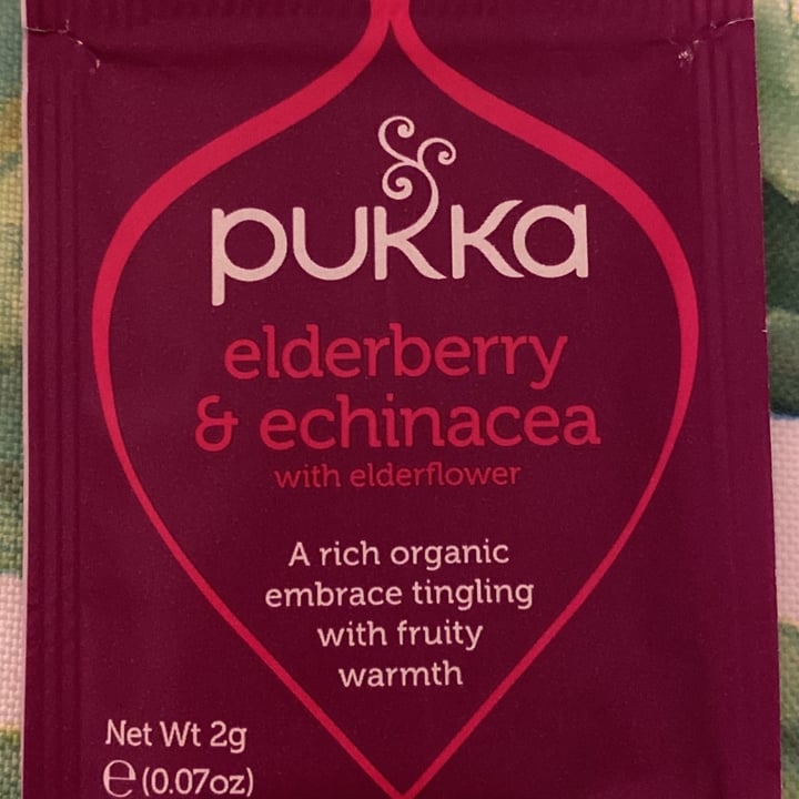 review photo of Pukka Herbs Elderberry & Echinacea w Elderflower shared by @gloriam on 26 Mar 2022 - review