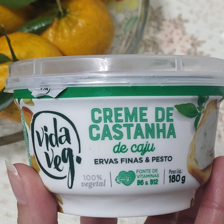 review photo of Vida Veg Creme de Castanha de Caju com Ervas Finas & Pesto shared by @meg4ever on 28 May 2022 - review