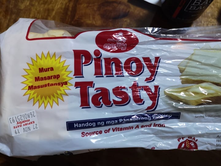 photo of Marby Pinoy Tasty White Bread shared by @raffymabanag on  29 Nov 2019 - review