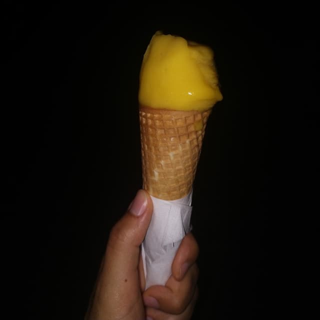 Foto do prato “Gelato Mango”
