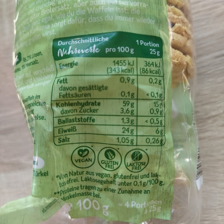 review photo of Genuss Plus Protein Waffeln shared by @uckpa on 25 Jun 2022 - review