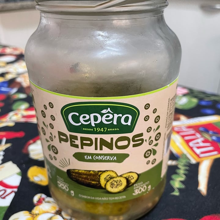 photo of Cepera Pepinos Em Conserva shared by @arletevegan on  06 Jun 2022 - review