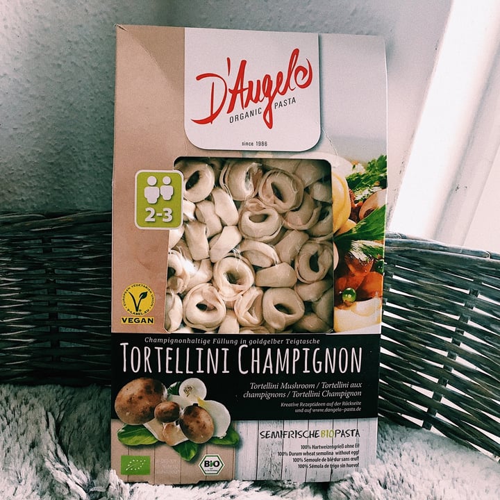 photo of D'Angelo Tortellini de champiñones shared by @crazyoatlady on  28 Nov 2020 - review