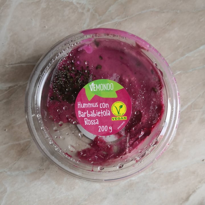 review photo of Vemondo Hummus con Barbabietola Rossa shared by @saragoldoni on 18 Jun 2022 - review