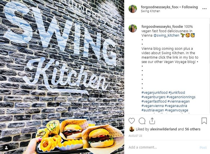 photo of Swing Kitchen - Schottenfeldgasse Vegan Food shared by @forgoodnessseyks on  11 Oct 2019 - review