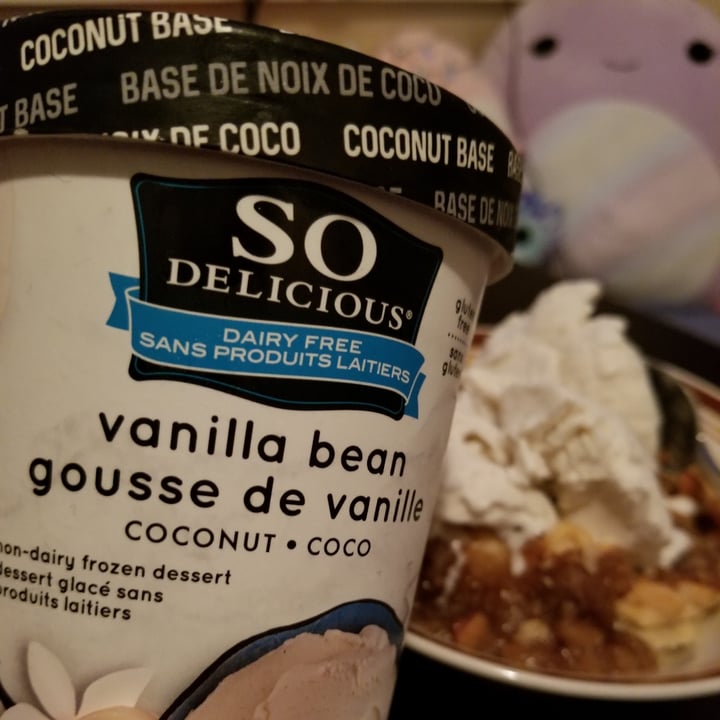 photo of So Delicious Dairy Free So delicious vanilla bean coconut milk dairy free shared by @lexi-pie on  12 Oct 2021 - review