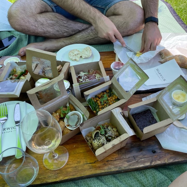 photo of Warwick Wine Estate Vegan picnic shared by @lucyjseward on  26 Jan 2022 - review