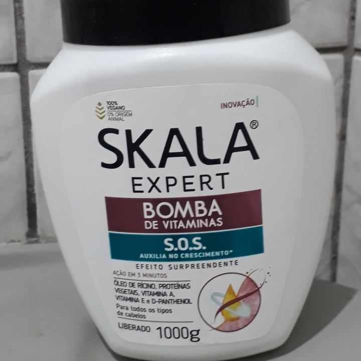 review photo of Skala Bomba de vitaminas - keratina vegetal shared by @vanusale on 23 Apr 2022 - review