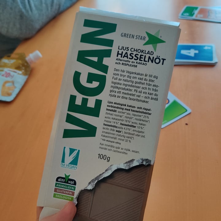 photo of Green Star Chocolate with Hazelnuts shared by @maikkumoi on  21 Sep 2021 - review