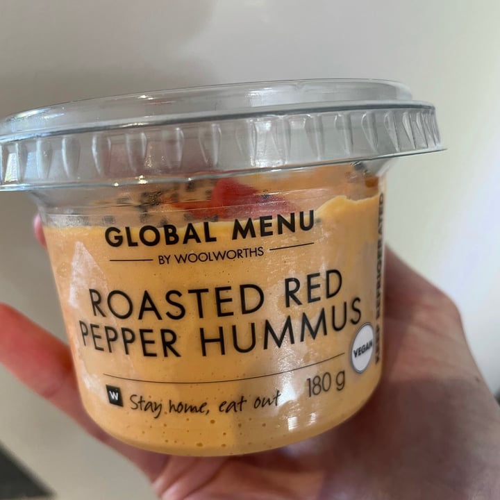 photo of Woolworths Food Roasted red pepper hummus shared by @thehumblechickpea on  01 Sep 2021 - review