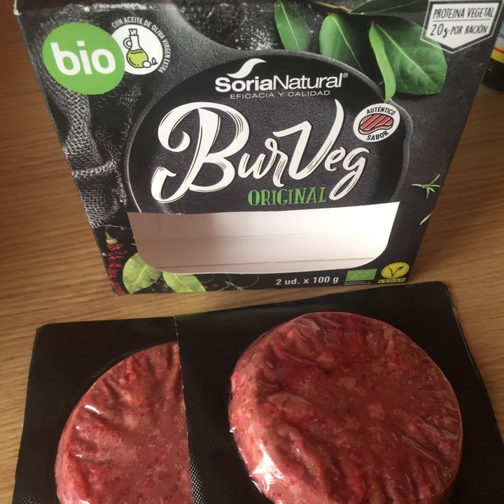 photo of Soria Natural BurVeg original shared by @bigvegantheory on  28 Oct 2020 - review