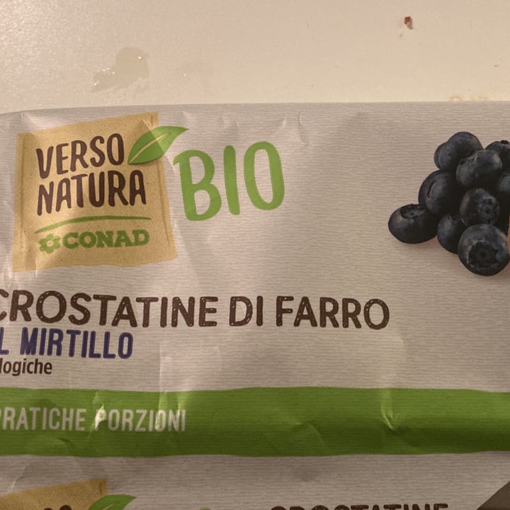 review photo of Verso Natura Conad Veg Crostatine di farro al Mirtillo shared by @silvipoulain on 24 Mar 2022 - review