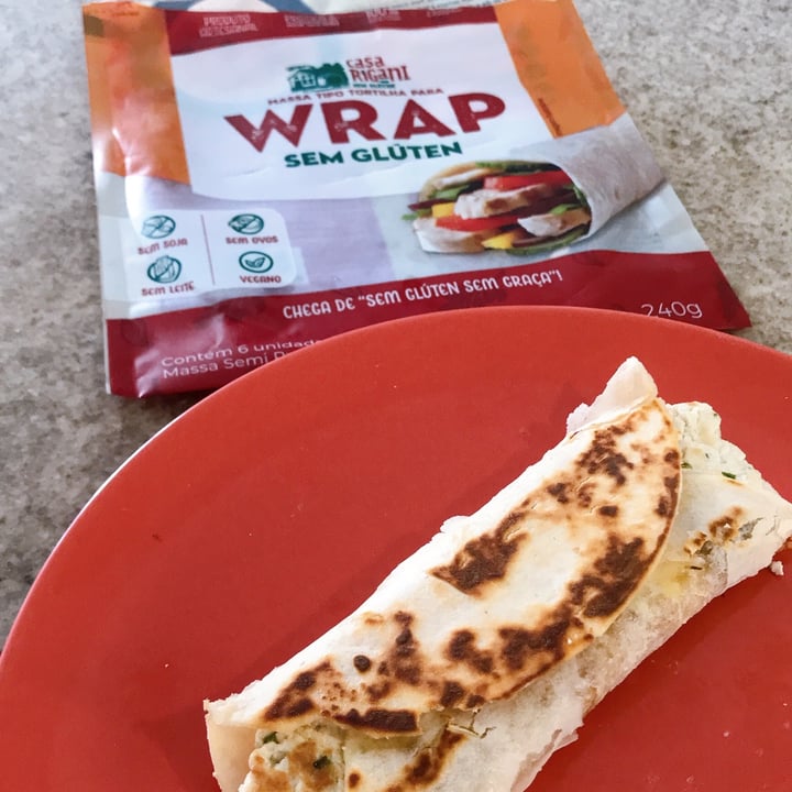 photo of Casa Rigani Sem Glúten Massa Tipo Tortilha Para Wrap shared by @barbaraannitza on  16 Jul 2021 - review